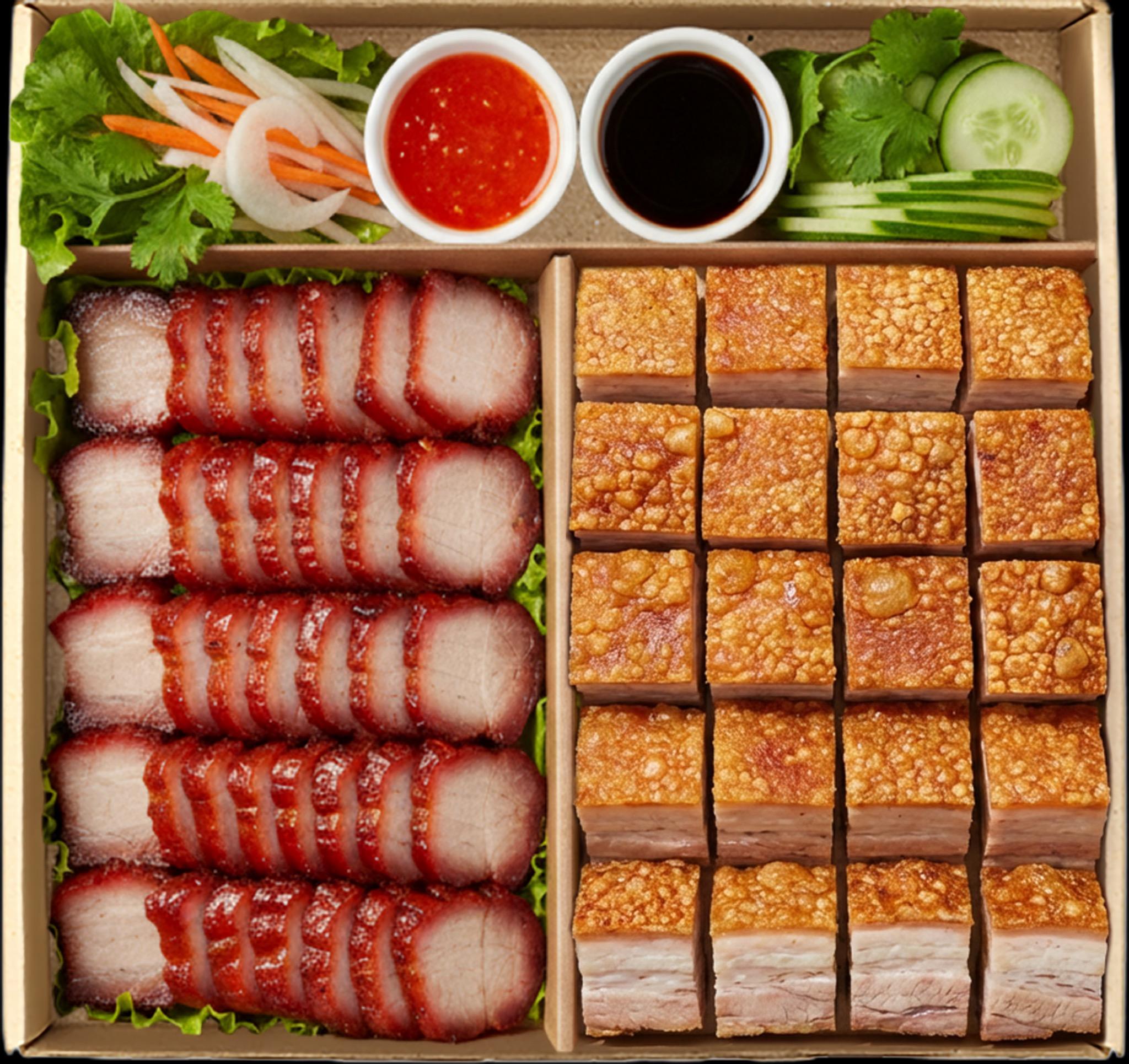 Roast Pork & BBQ Pork Platter